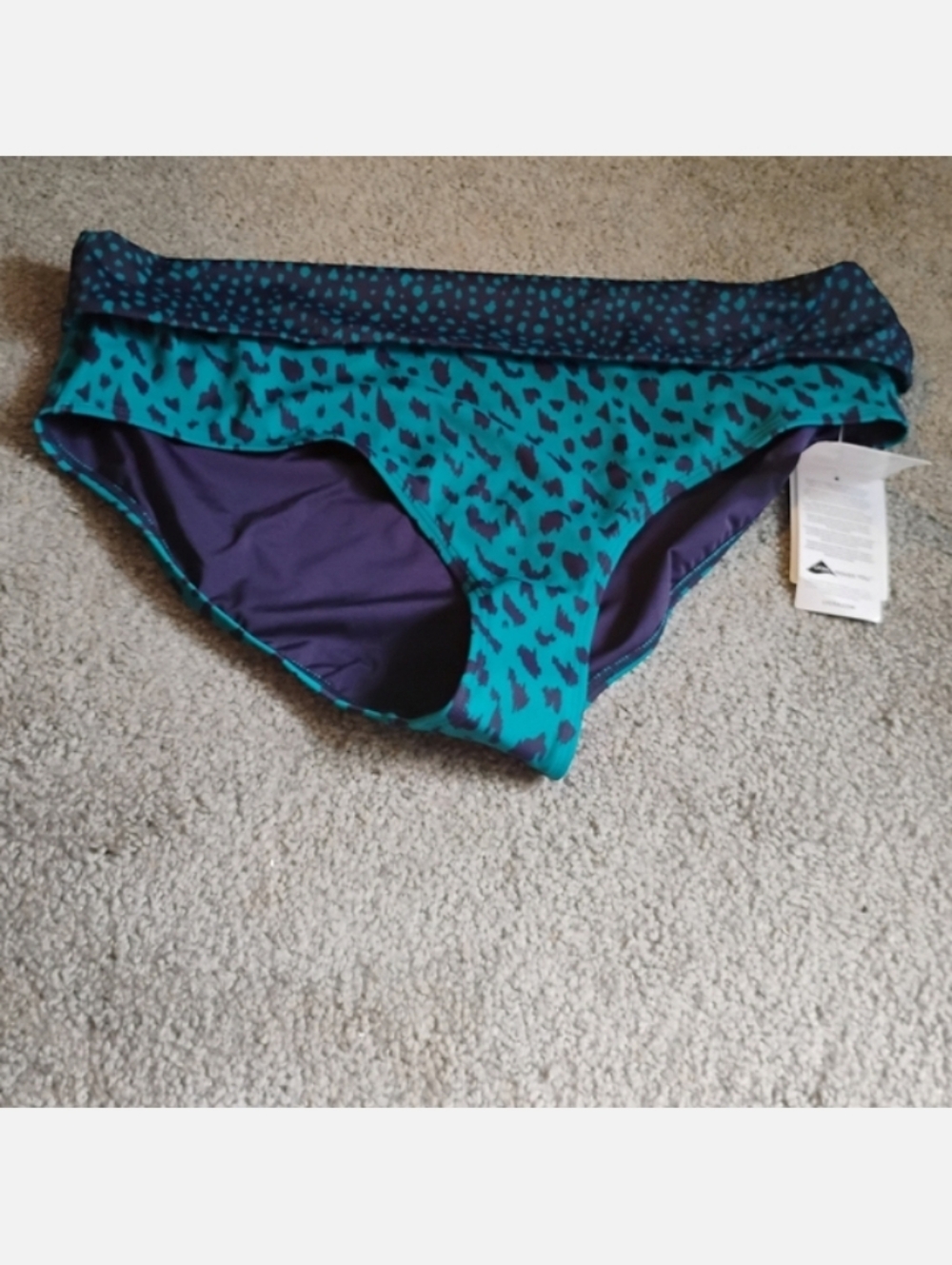 NWT Amoena Manila High Waisted Panty Bikini Bottom Sz 20 US